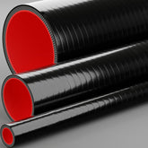 BLACK FLUORO SILICONE FUEL & OIL HOSE 1 METRE STRAIGHT