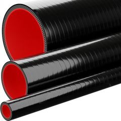 BLACK FLUORO SILICONE FUEL & OIL HOSE 1 METRE STRAIGHT