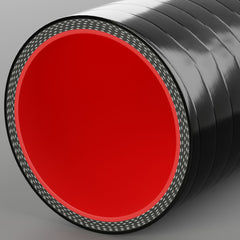 BLACK FLUORO SILICONE FUEL & OIL HOSE 1 METRE STRAIGHT