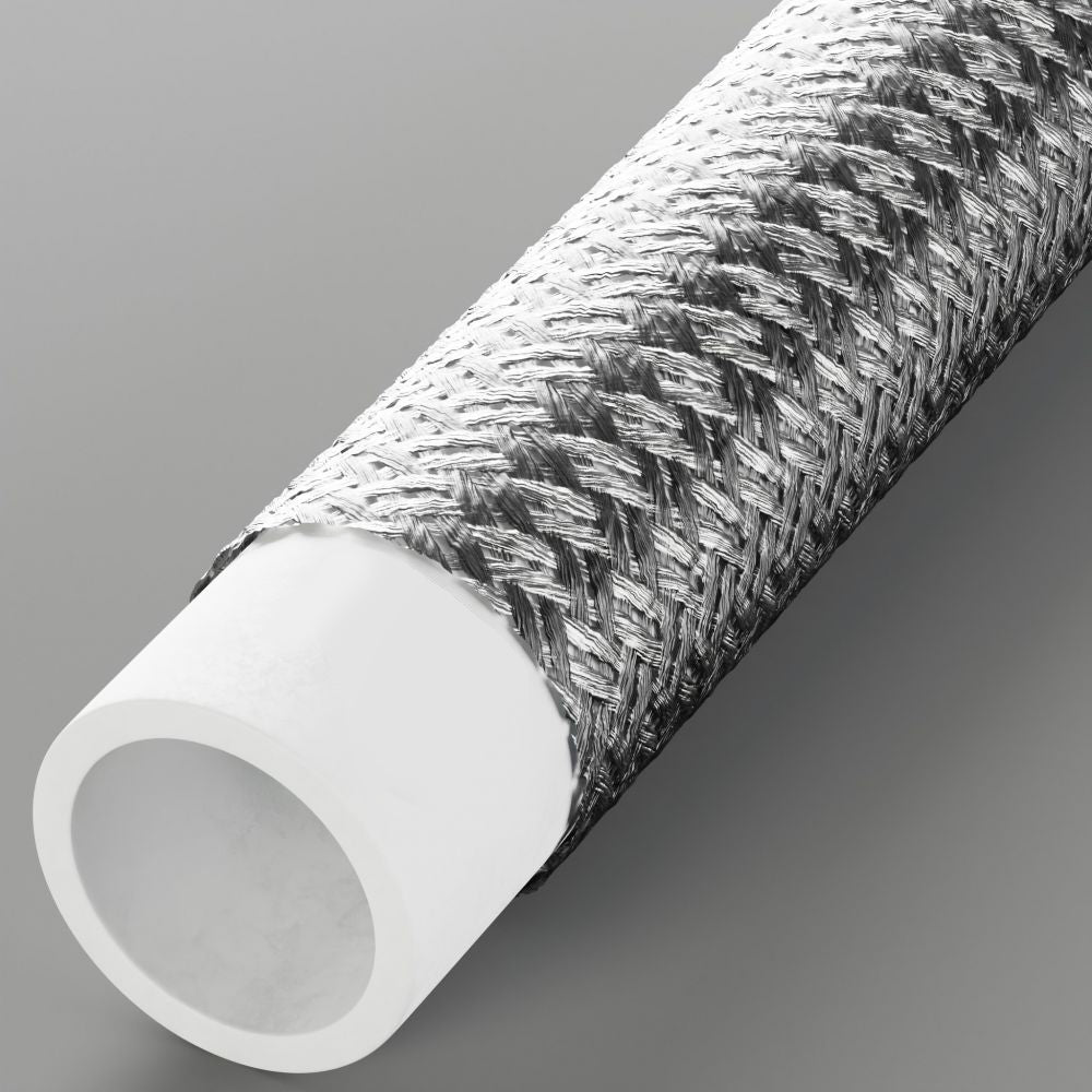 STAINLESS STEEL BRAIDED HOSE & PTFE LINER